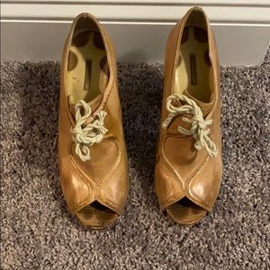 Max studio open toe booties